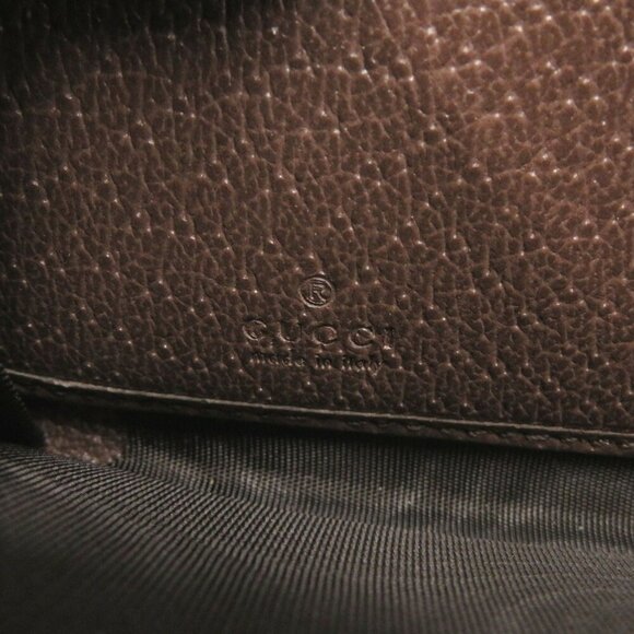 GUCCI Brown Leather Bamboo Wallet - Picture 8 of 8